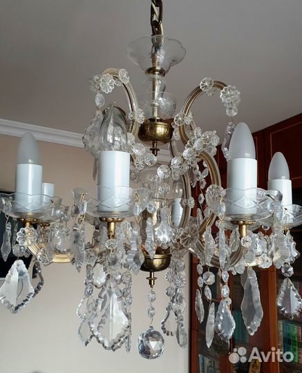 Люстра хрустальная богемия чехия