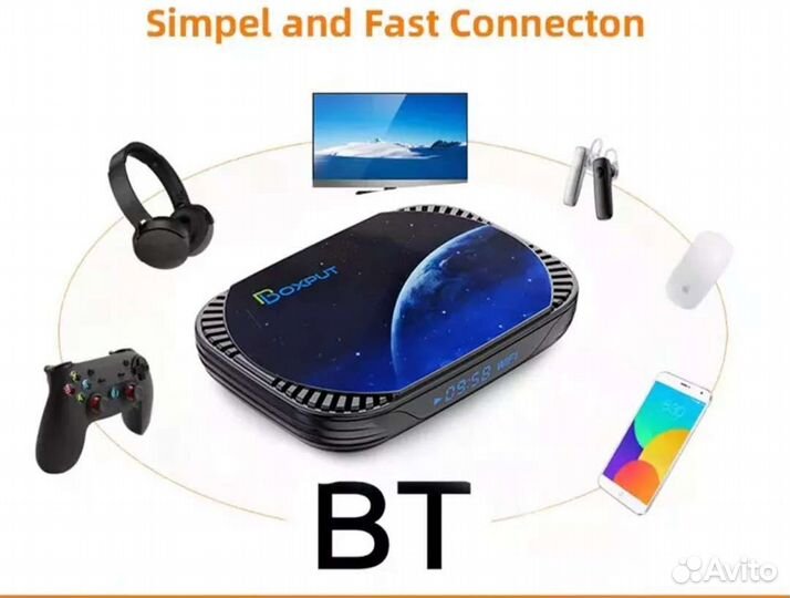 Android TV box boxput BR4, (4-32Gb),Andr11,S905x4