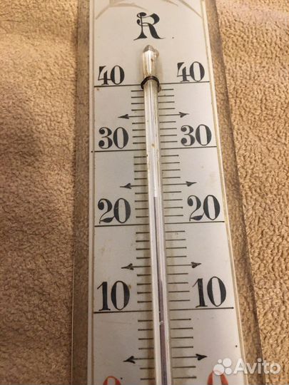 Стеклянный термометр Реамюра