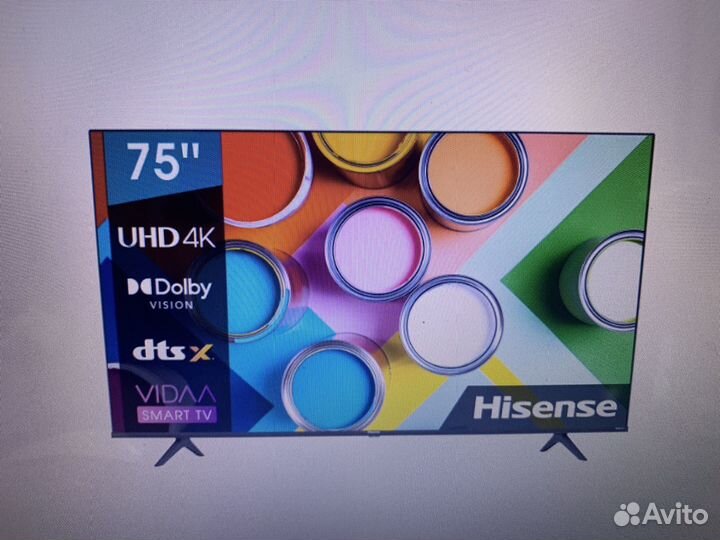 Hisense 75А6BG 189 см Smart Tv