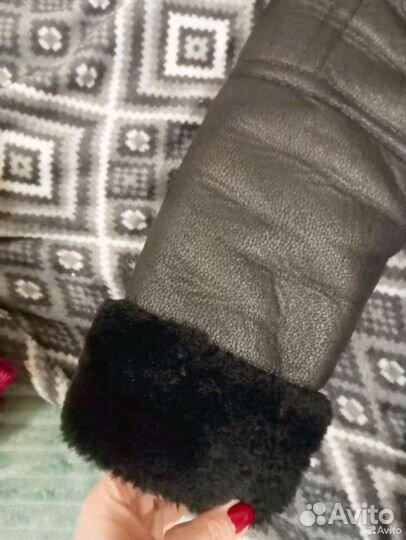 Дубленка авиатор женская 44 46