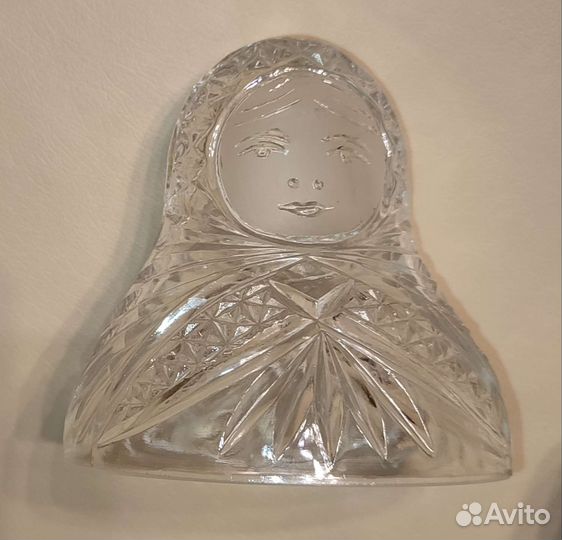 Штоф Графин Матрешка хрусталь СССР
