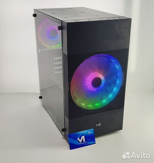 Игровой корпус для пк Aerocool Atomic Lite-G-BK-v2