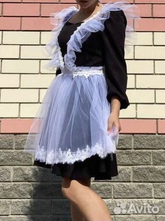 Школьный фартук на выпускной