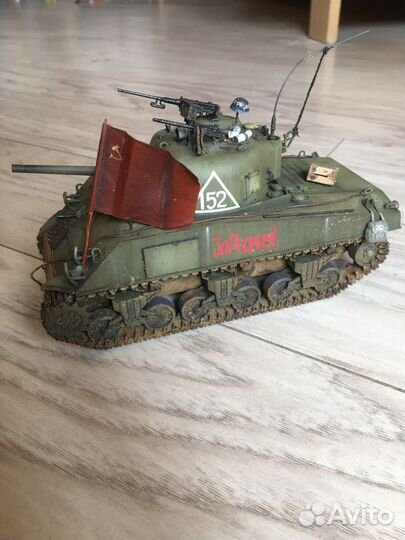 Коллекционная модель танка м4а2 Sherman (Советский