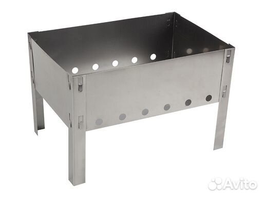 Мангал разборный с 4 шампурами