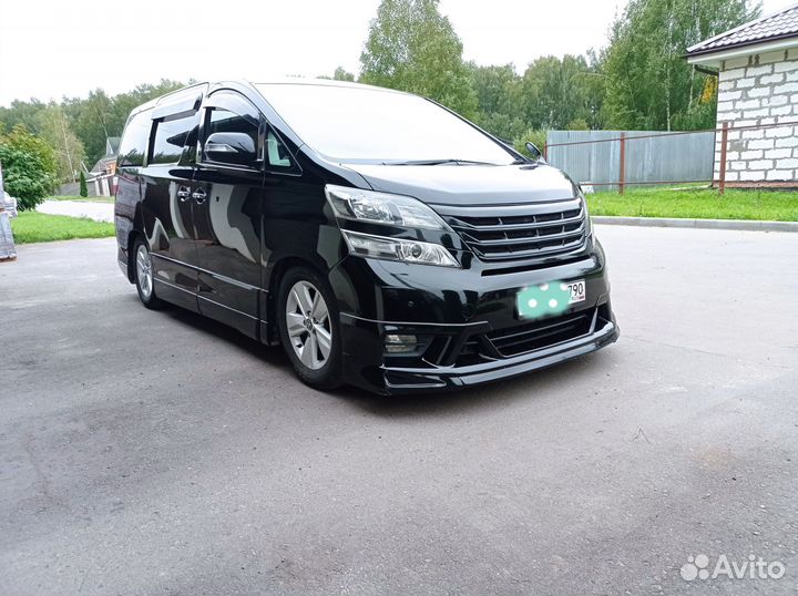 Аэродинамический обвес на Toyota vellfire 2010г.в