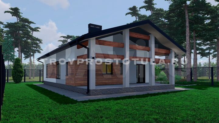 Дом 140 м² на участке 5 сот.