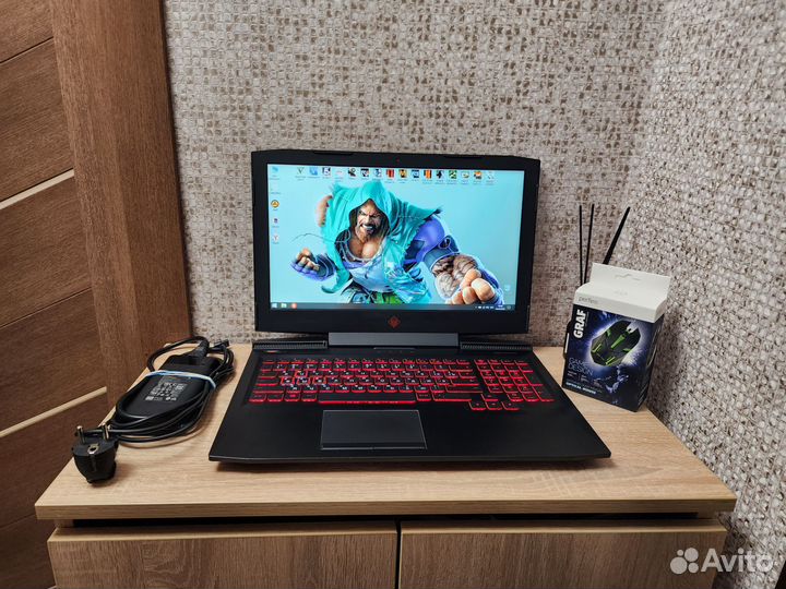 Ноутбук HP omen i5, GTX1050,озу16Gb,SSD,IPS