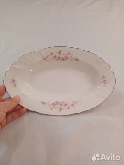 Блюдо, селедочница Бернадот, Чехословакия, новая