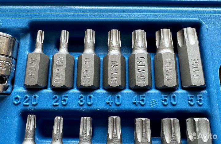 Набор бит и шестигранников kortlinger 40 предметов