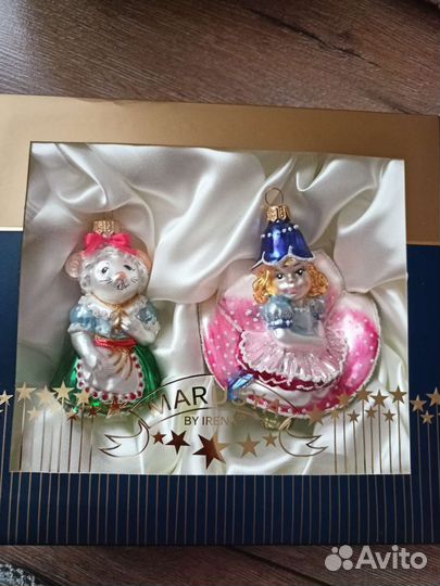 Ёлочные игрушки ирена irena