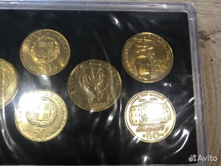 Набор олимпийских монет Греция 1997-1999