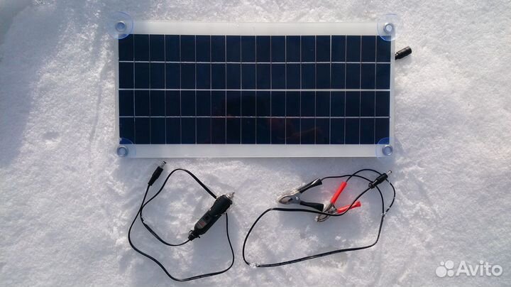 Солнечная панель зарядка аккумулятора 12В, 5В usb