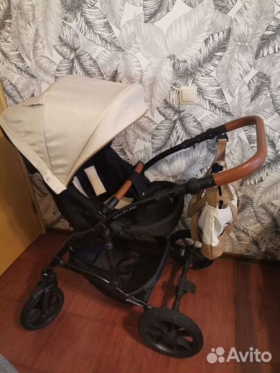 Коляска Riko 2 в 1 эко кожа