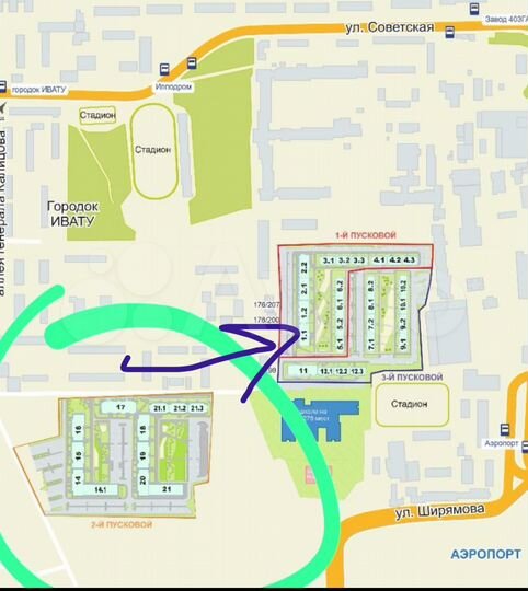 2-к. квартира, 57 м², 4/11 эт.