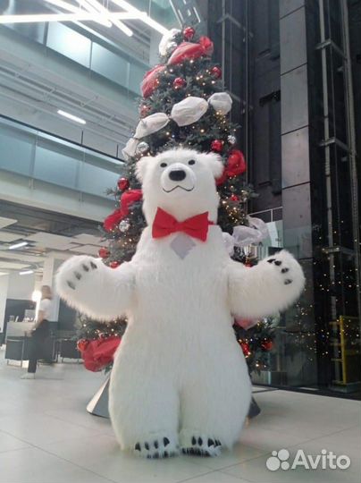 Белый мишка поздравление