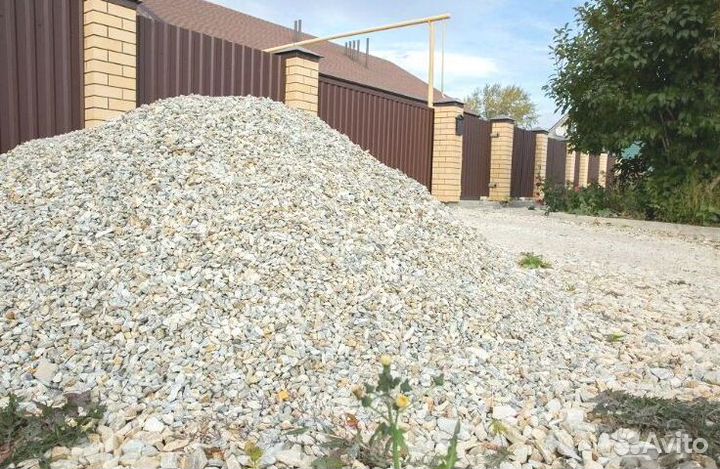 Щебень известняковый с доставкой