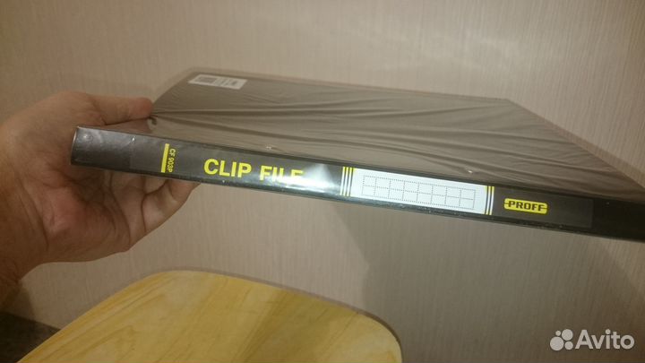 Папка А4 с боковым пружинным скоросшивателем proff