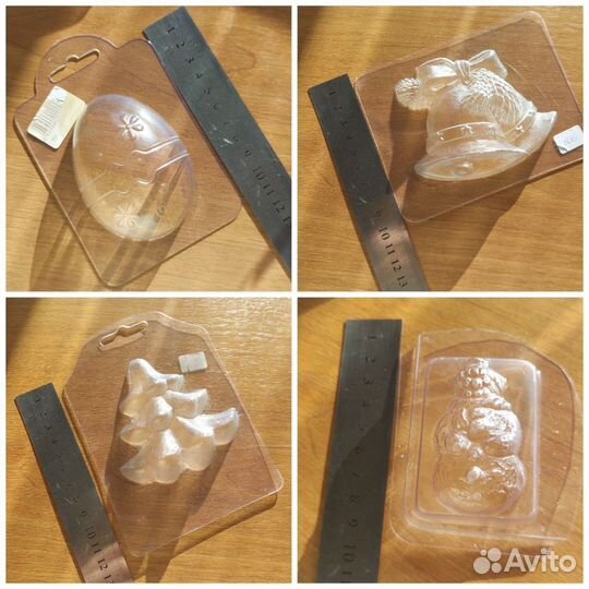 Формочки для мыла/пластиковые молды, мыловарение