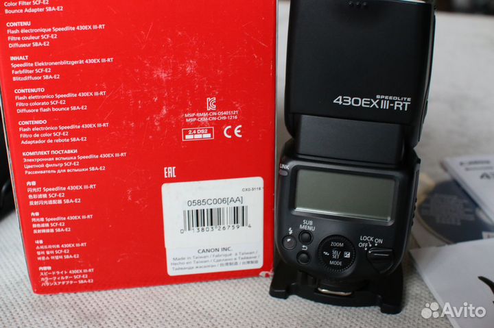 Вспышка canon 430 ex iii