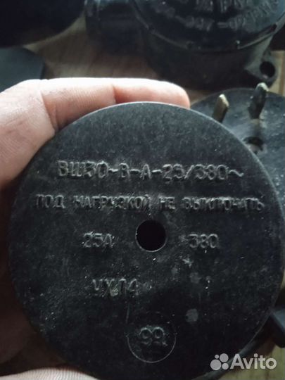 Разъëм штепсельный вш 30 25 ампер 380 вольт