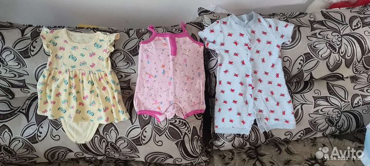 Вещи пакетом для девочки 68-74