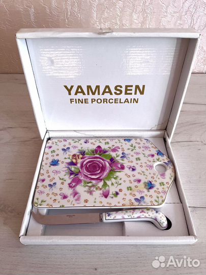 Набор посуды (новые) блюдо под торт и сыр