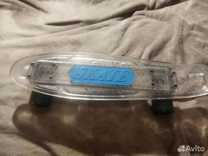 Скейт Пениборд светящийся