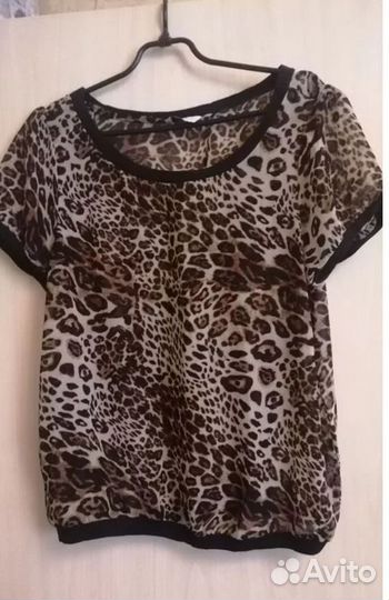 Блуза с юбкой шифон 50 размер