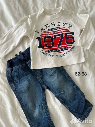 Вещи пакетом на мальчика 62 68