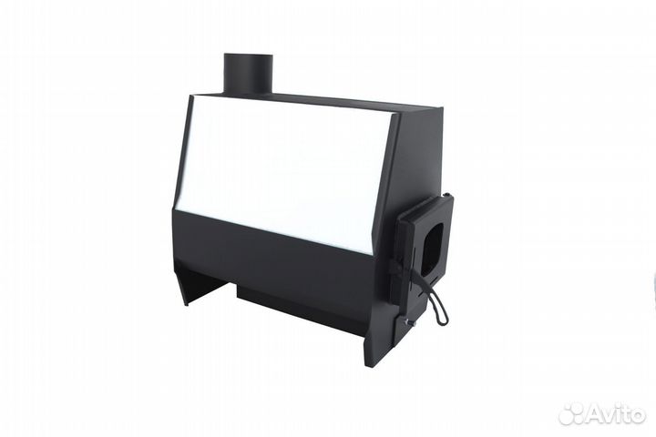 Отопительная печь Вулкан 3мм со стеклом