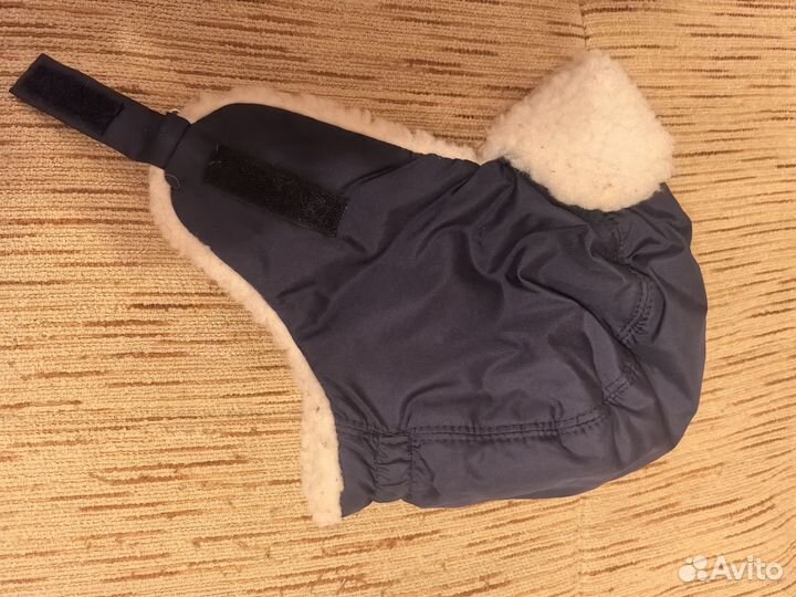 Шапка для мальчика новая синяя разм 54