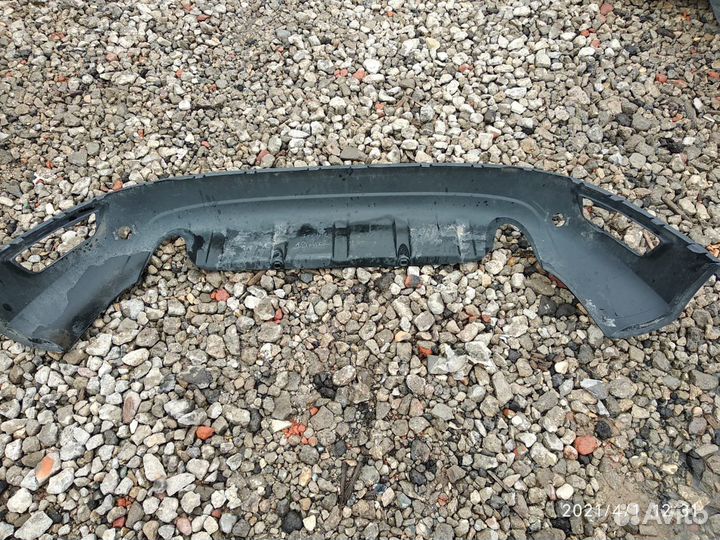 Накладка заднего бампера на вольво хс 60