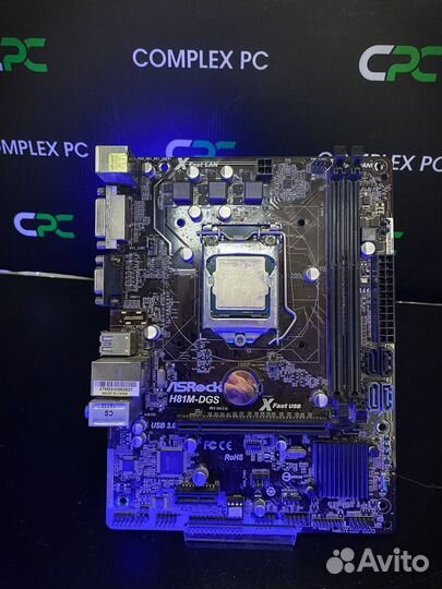 Материнская плата ASRock H81M-DGS