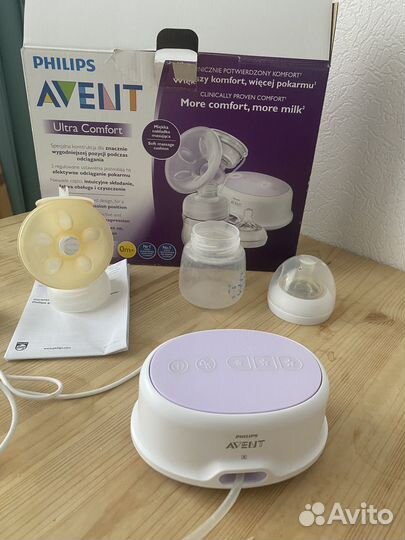 Молокоотсос avent электрический