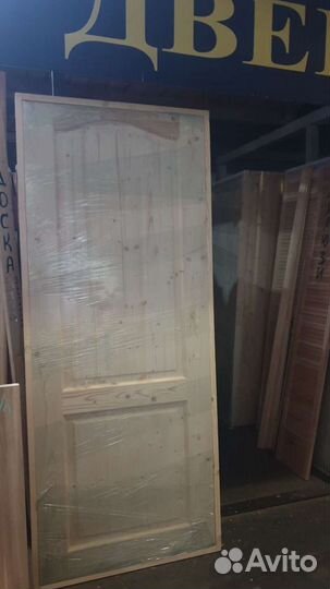Двери из массива с коробкой усиленные
