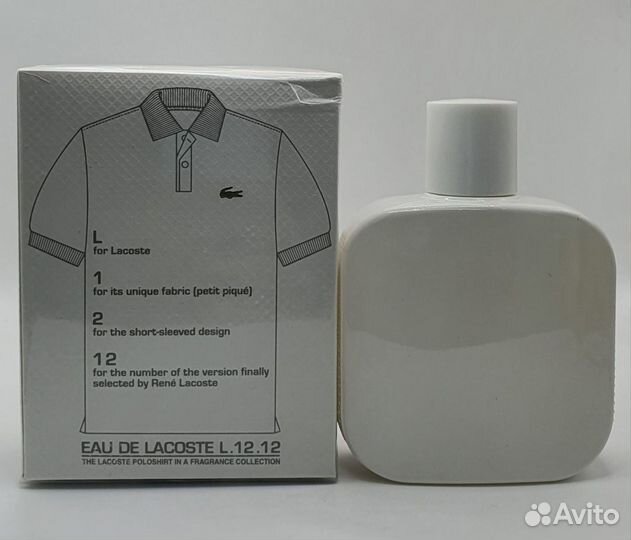 Туалетная вода Lacoste Eau DE L.12.12 Blanc pure