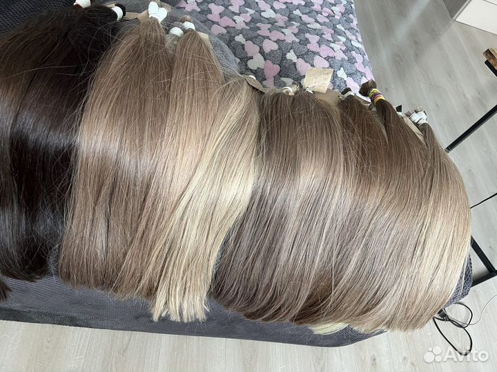 Волосы премиум для наращивания 50-70 см