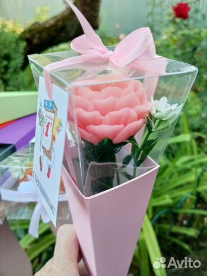 Цветы из мыла