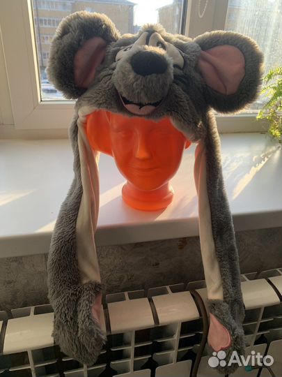 Игрушка-шапка Мышь