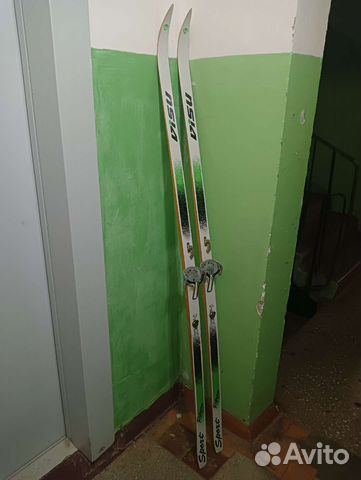 Лыжи Visu, палки, коньки