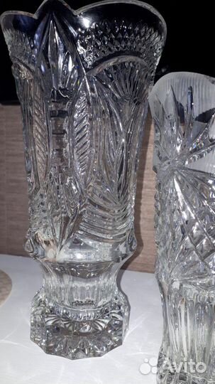 Ваза хрусталь