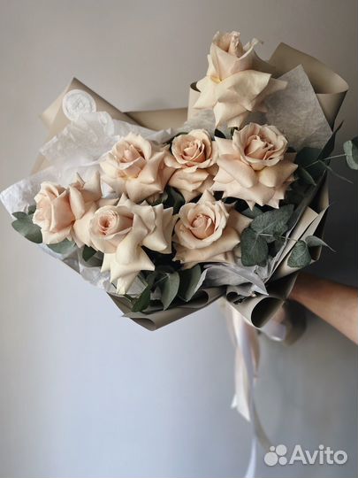 Розы, цветы, букет с доставкой тюмень