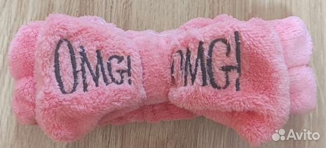 Повязка на голову для макияжа и умывания omg