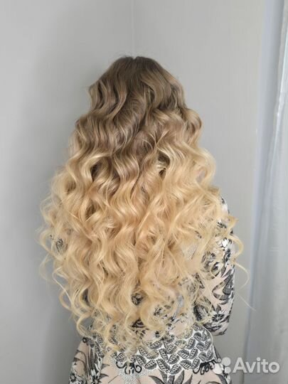 Укладка локоны