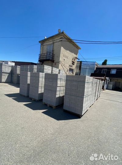 Пеплоблок М35 390х190х190