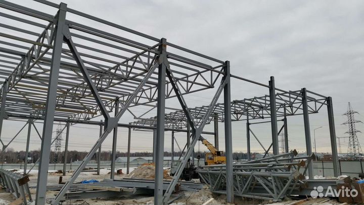 Ангар бу, каркас ангара бу, металлокаркас бу