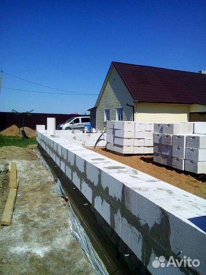 Блок газосиликатный, блок газобетонный