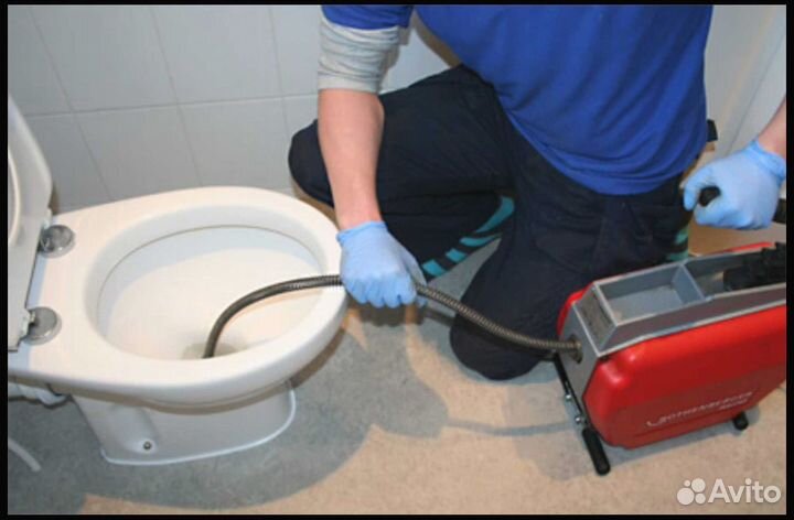 Устранение засоров Прочистка канализации